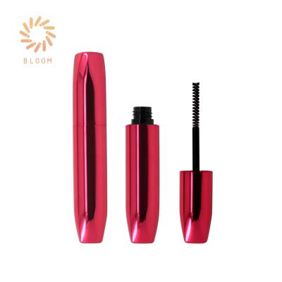 China Luxury Red Aluminum Metal Mascara Case Diameter 21mm Big Size for sale