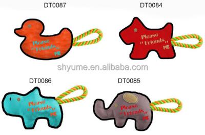 China Viable heavy oxford with durable rope tail dog toy for sale