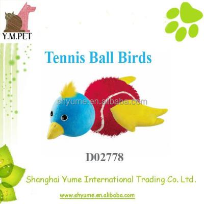 China New Viable Dog Toys Tennis Ball Birds For Dog Play for sale