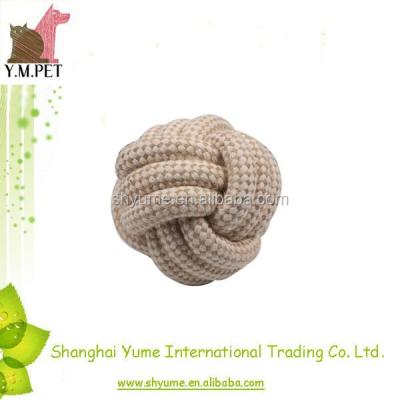 China Sustainable Cotton and Hemp Rope Dog Toys for sale