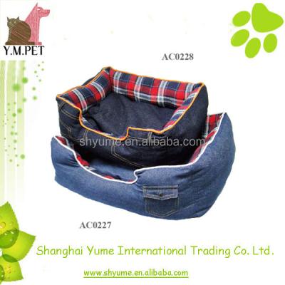 China Newest Viable Design Denim Dog Beds Manufacturer for sale