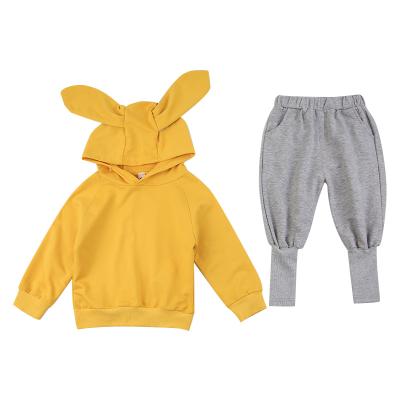 China Casual girls spring children's harem pants set autumn suit girls sports hoodie Korean version for sale