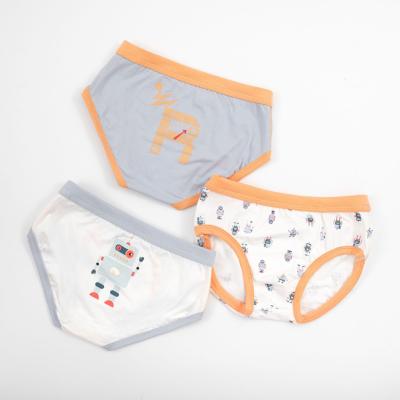 China Children's Cute Triangle Shorts Breathable Cartoon Cotton Triangle Underwear Boys Underwear Boxer Shorts for sale