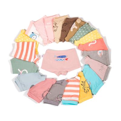 China Breathable Cartoon Cotton Teens Briefs Little Girls Boxer Shorts Baby Kids Safety Briefs for sale