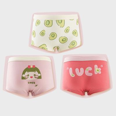 China Briefs Breathable Boneless Modal Cartoon Cute Girls Boxer Baby Shorts Breathable Thin Section Panties for sale