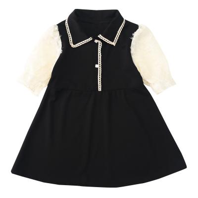 China Washable Girls Dress Fashionable Summer Style Kids Princess Dress Baby College Korean Style Skirt for sale