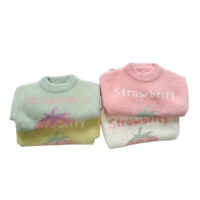 China Girls Anti-Shrinkage Fall/Winter Sweater Baby Girls Clothing Knitting Long Sleeve Sweaters for sale