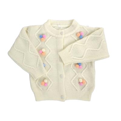 China Girls Clothes Autumn Sweater Jacket Baby Girl Sweater Jacket Anti-Shrink Cute Child Knitted Cardigan for sale