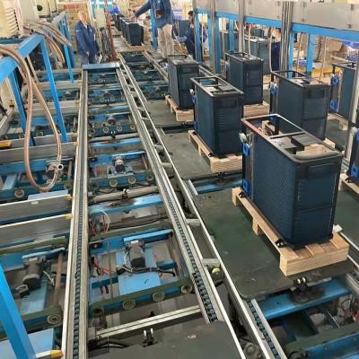 China Galvanized Steel Pipe Air Source Heat Pump Assembly Line 40-300kw 380V for sale