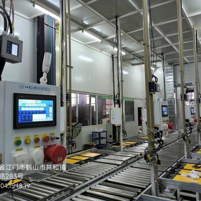 China Galvanized Steel Pipe Heat Pump Assembly Line with Competitive Test System 40-300kW for sale