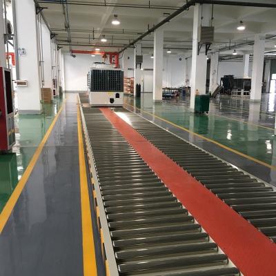 China PLC Controlled Manual Assembly Line For Split Floor Standing Duct Type Air Conditioners for sale