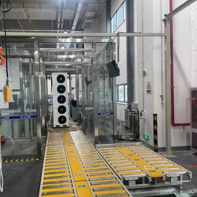 China Galvanized Steel Pipe Energy Storage Air Conditioner Assembly Line High Performance for sale