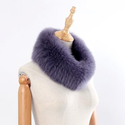 China Fashion.Elegant women warm real fox fur headband fur scarf ear protecter head warps real fur infinity ring scarves hood for sale