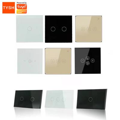 Κίνα Modren TYSH 1/2/3/4 Band 1 Way Switch Wifi Wall Light Lamp Touch Wireless Alexa Switch Tuya Touch Wireless Remote Control Module προς πώληση