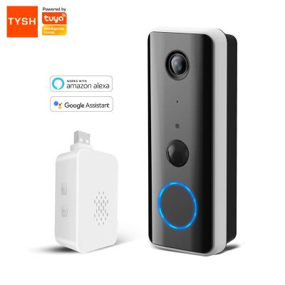 China Google Assistant TYSH Tuya Smart Home Wifi HD Video Camera Wireless Doorbell Ring Cameras Doorbell for sale