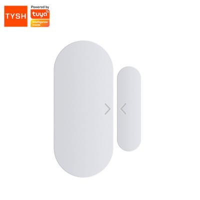 China TYSH Warehouse APP Smart Assistance Remote Linkage Monitoring Tuya Smart Zigbee Door Window Anti-theft Sensor for sale