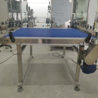 China Automatic Food Round Or Square Bottle Barrel Decipher Table Feeding Machine for sale