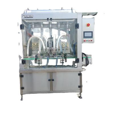 China New Design 4 Heads Food Liquid Automatic Rotary Lobe Pump Filling Machine For Jam for sale