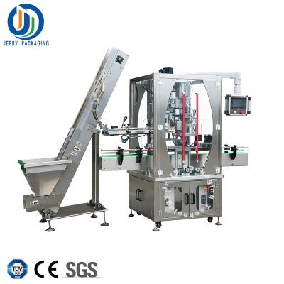 China JPC-30B Automatic Linear Servo Food Transfer Plastic Cap Cap Machine for sale