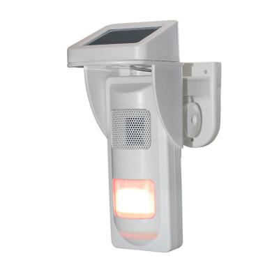 China Waterproof IP65 Waterproof Radio Sensor Outdoor Solar Powered Infrared PIR Motion Detector for sale