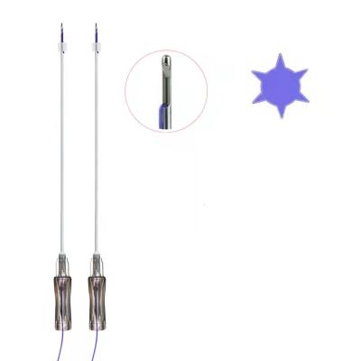 China High Quality Medical Skin Lift Spa Face Lifting Use 19G 100mm W 6D Tooth Pdo Blunt Thread for sale