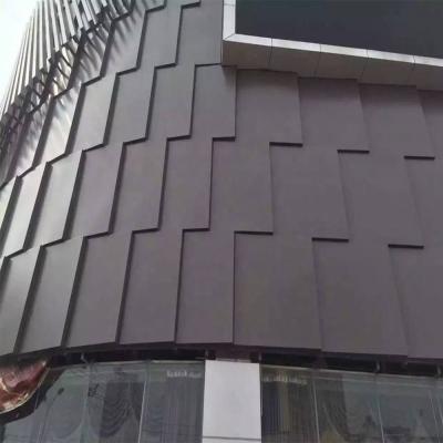 China Contemporary Construction Simple Solid Panel Building Exterior Curtain Wall Facade Panel for sale