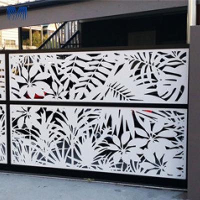 China Maybach Modern Cheap Outdoor Steel Aluminum Aluminum Privacy Metal Fence Panels Prices For Sale Easily Assembled for sale