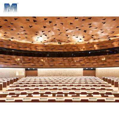 China Interior Material Artistic Ceiling Building Ceilings Laser Cut Decorative Suspended Aluminum Faux Perforated Cut Out Metal Ceiling Tiles for sale