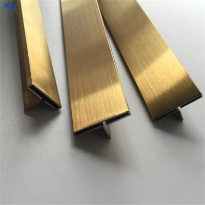 China Modern Kings edge flat flexible sma u shape rubber strip home chrome strip tile trim standard profile flexible bendable aluminum strip tile trim gold for sale