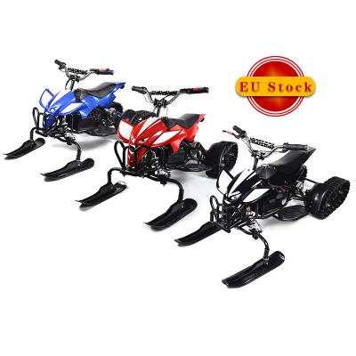 China EU Warehouse Electric Track Snowmobile Ski Resort Snow Park Double Snow Scooter Outdoor Electric Children's Tourism for sale