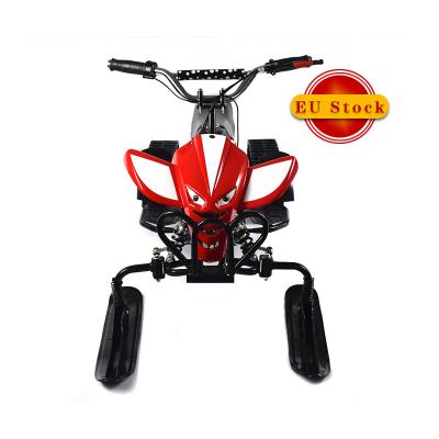 China Eu Warehouse 750w Safety Electric Motor Snow Rider Snow Bike Snow Mobil Snowmobile Touring For Kids Children for sale