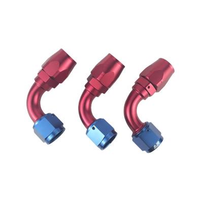 China BJR Oil Performance Parts AN6 90 Degree Cutter Hose End Fittings for sale