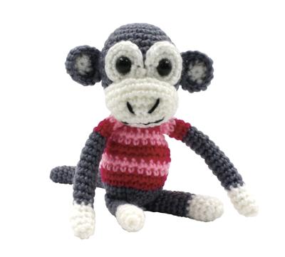 China All Over The World Super Monkey Gift Hand Knitting Toy For Kids for sale