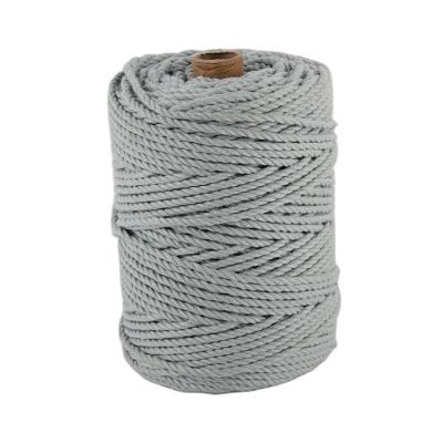 China Bags 5mm high quality 100% cotton ropes for home decoration for sale