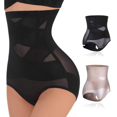 China Antibacterial High Waisted Body Shaper Slimming Underwear Girdle Panties Tummy Control Shapewear Panties For Women for sale