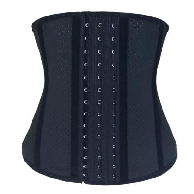 China NANBIN Antibacterial Latex Sweat Slimmer Waist Trainer Corset Trimmer Belt Waist Cincher Body Shaper for sale