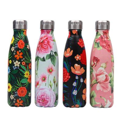 China Durable 17oz Stainless Steel Vacuum Insulated Shape Reusable Thermos Water Bottle Double Wall Metal Cola Water Bottle for sale