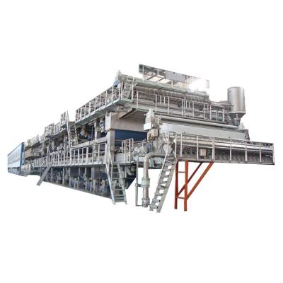 China Paper industry factory direct sales Flutingkraft Brown making corrugated paper machine for sale