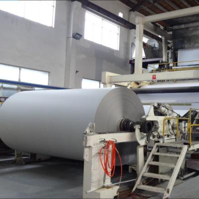 China Advertising company 1575mm toilet paper tissue paper making machine, waste paper raw material reuse for sale