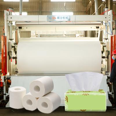 China Hotels Small Jumbo Toilet Paper Making Raw Paper Roll Automatically Slitting Rewinding Machine Toilet Paper Plant Machinery for sale