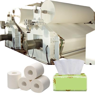 China Hotel Wholesalers High Quality 2 Ply Virgin Pulp Machine Paper Box Cylinder Round Tube Car Facial Tissue Machine For Sale for sale