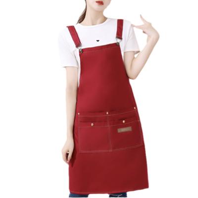 China Best Quality Cotton Bartender Touch Supply Healthy Durable Kitchen Apron Cheap Apron Barber Apron for sale