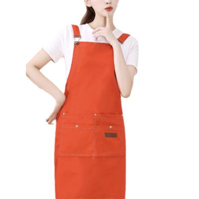 China Best Quality Cotton Bartender Touch Supply Healthy Durable Kitchen Apron Cheap Apron Barber Apron for sale