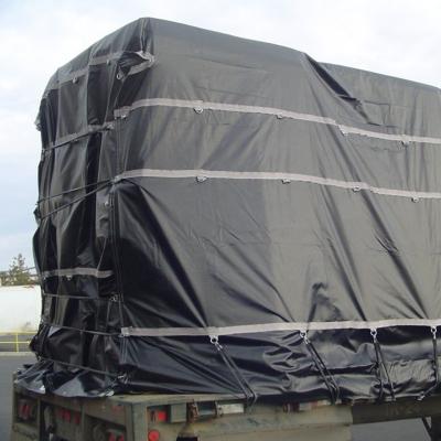 China Waterproof Heavy Duty Waterproof Truck Cover Lumber Tarpaulin With D Ring for sale