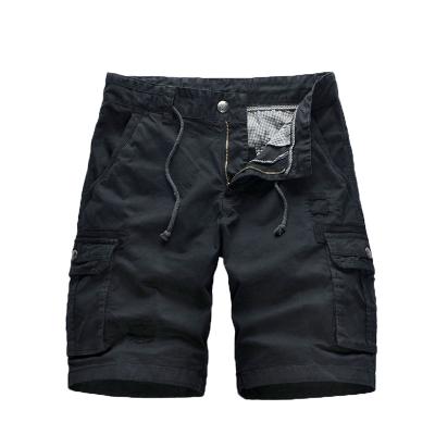 China Anti-wrinkle High Fashion Washed Knee Shorts Multi Pockets Mens Cotton Shorts for sale