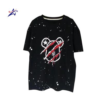 China High Quality Compressed Boy's T-shirt Cartoon Bear Printing Plus Size T Shirt for sale