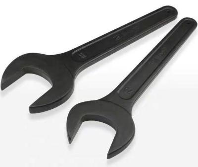 China Repair Hand Tool 17-120 Mm Black Single Open End Wrench Trimming Wrench for sale