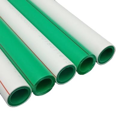 China Conveying water color green color white ppr pipe for hot water cold water for sale