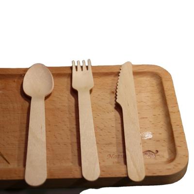 China Minimalist China Wooden Knife And Fork Disposable Cutlery for sale