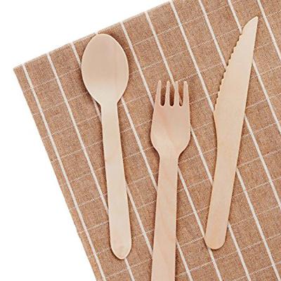 China Minimalist China OEM Wooden Dinnerware Disposable Knives And Forks for sale